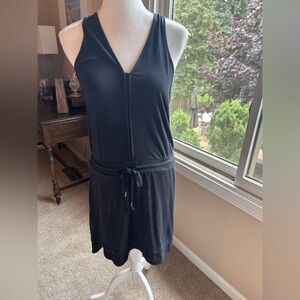 Black Lole athletic fit drop waist dress